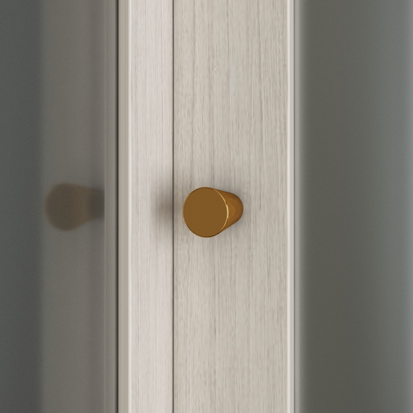 Oxylife 70.9 inch Corner L Shaped Clothing Armoire Wardrobe Closet with 2 Frosted Glass Doors, Hanging Rod and Drawers for Bedroom