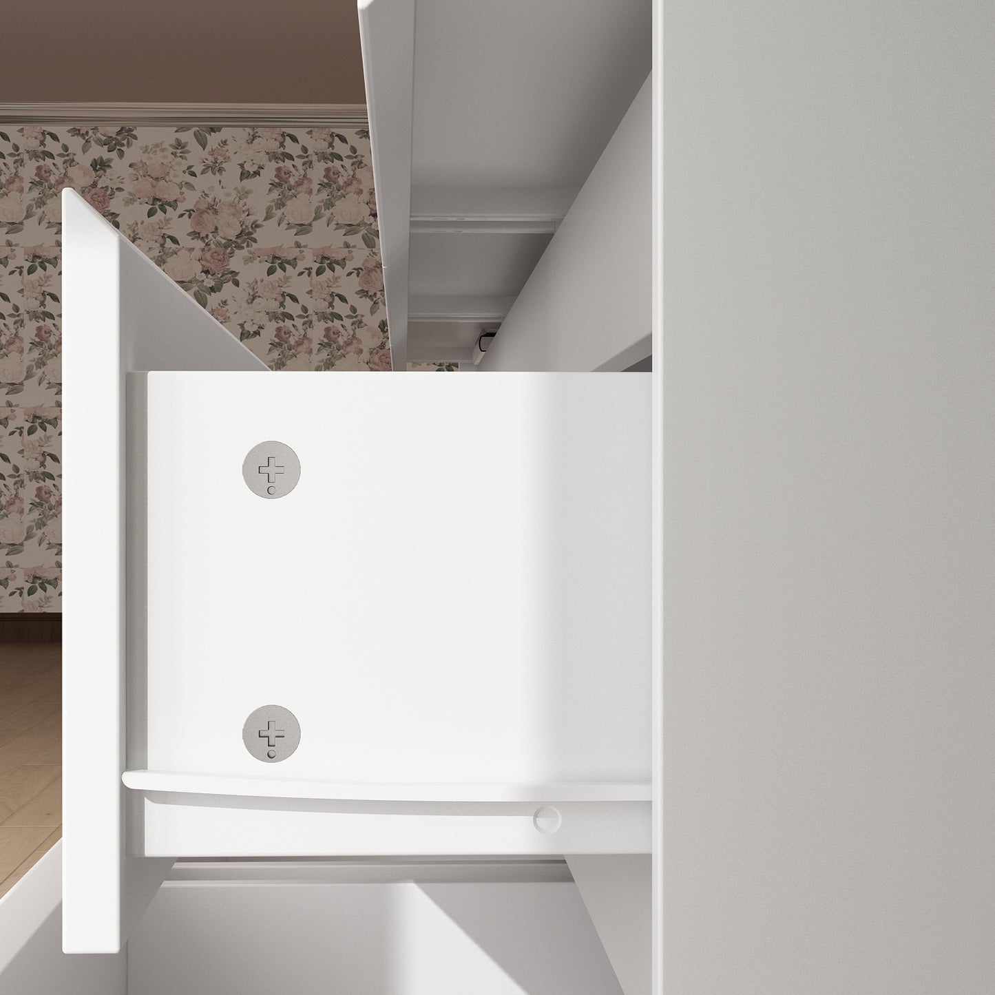 OXYLIFE Modern 12-Drawer Dresser with Large Storage, Side Cabinet for Bedroom/Living Room, White