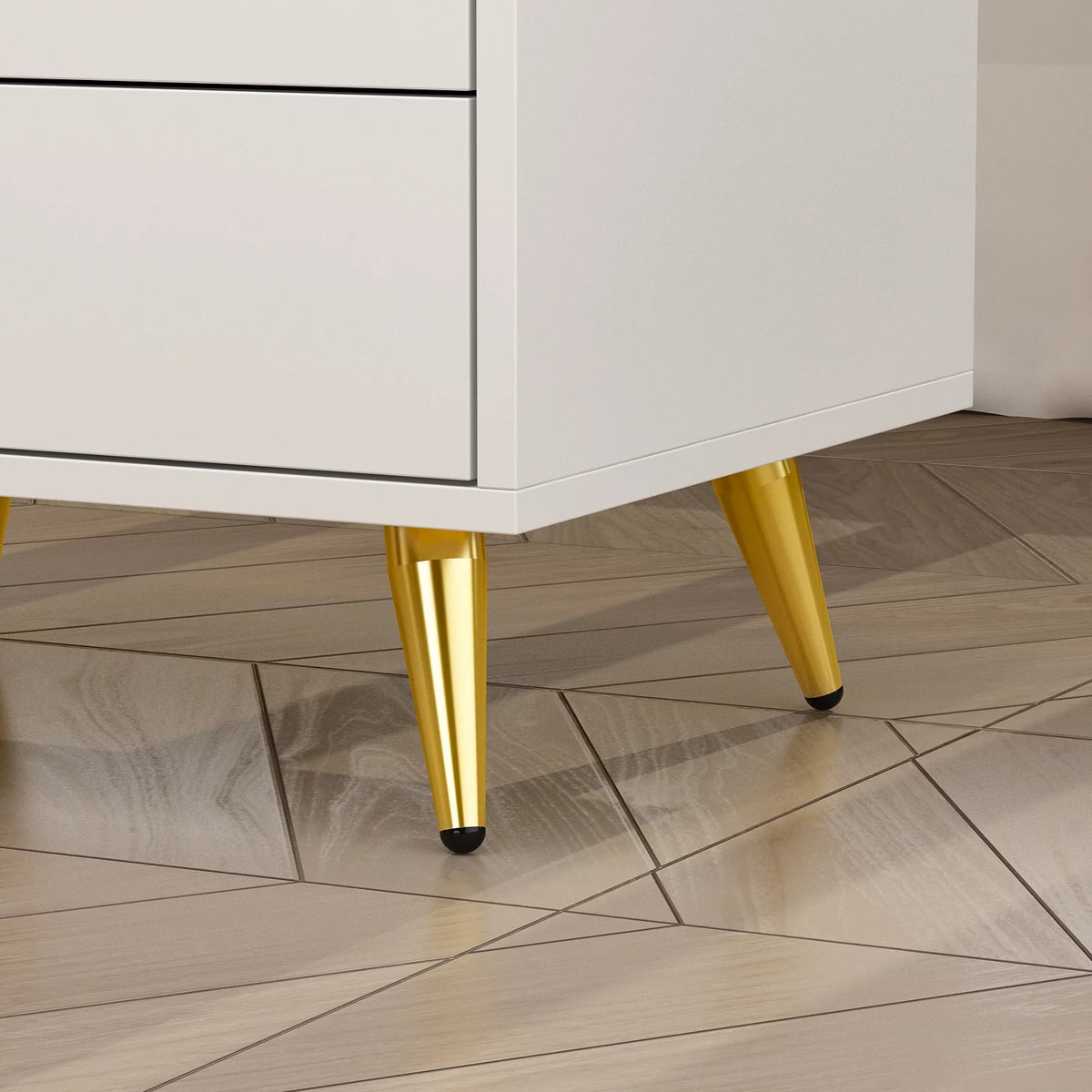 Hitow Table Blue Hitow 3-Drawer Nightstand End Table for Bedroom Living Room – OXYLIFE