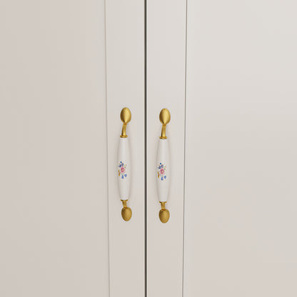 OXYLIFE 70.9"H Wardrobe Armoires Closet Storage Cabinet White