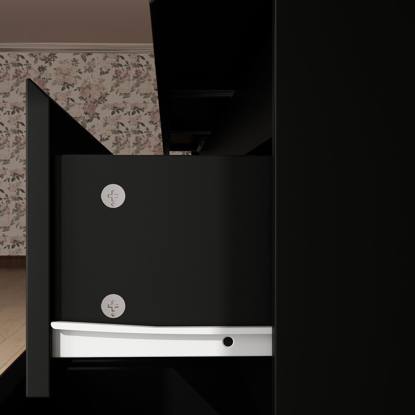 Oxylife Modern 12-Drawer Dresser with Large Storage, Side Cabinet for Bedroom/Living Room, Black