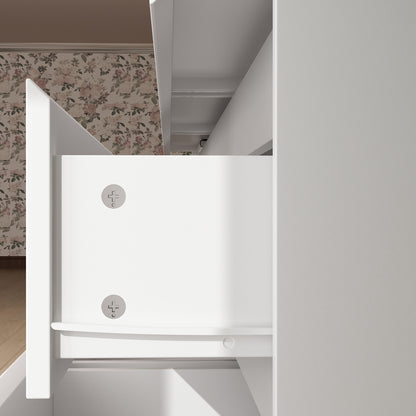 OXYLIFE Modern 12-Drawer Dresser with Large Storage, Side Cabinet for Bedroom/Living Room, White