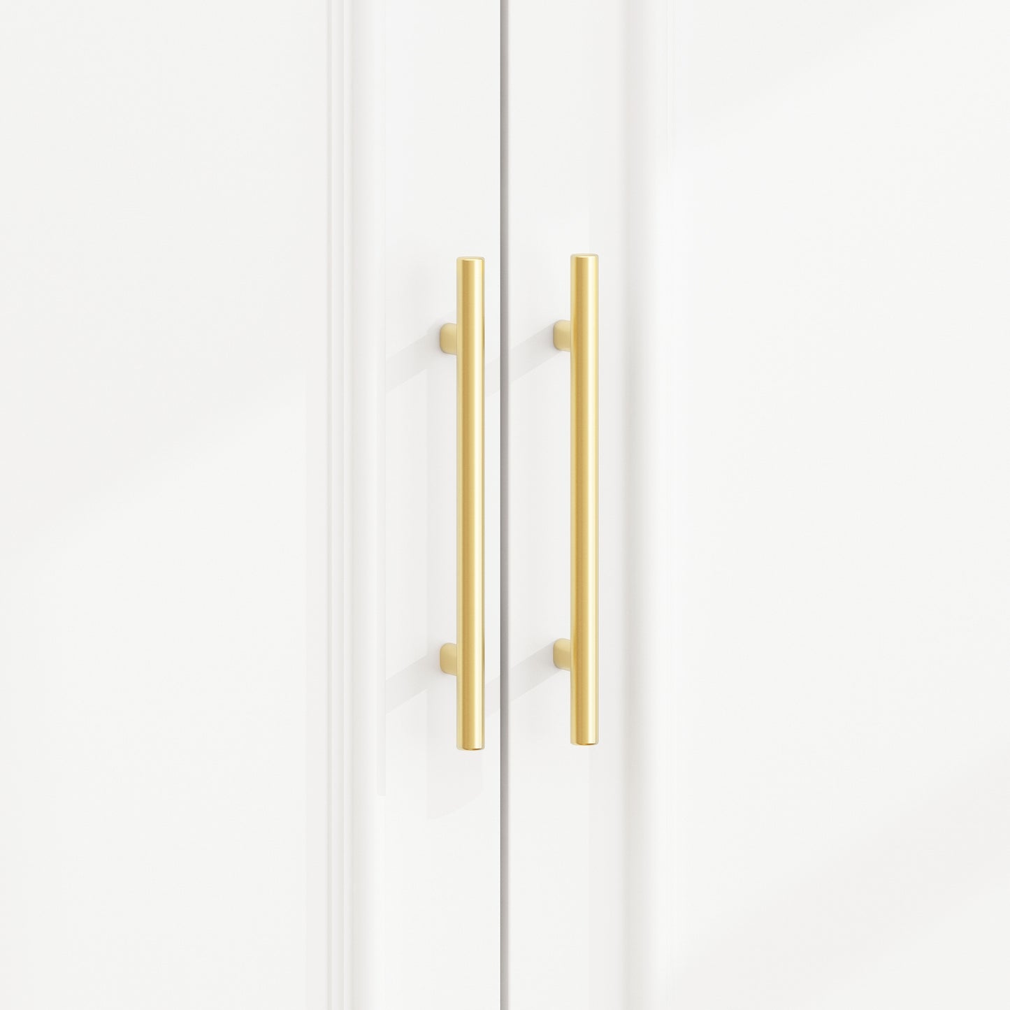 Oxylife 74.5"H 2 Door Clothing Armoire Wardrobe Closet with Hanging Rod