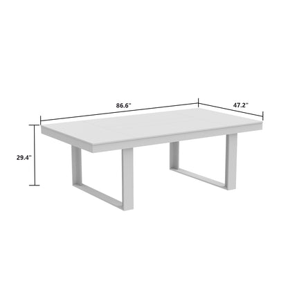 OXYLIFE 86.6"*47.2" Large Computer Desk Meeting Table for Home Office